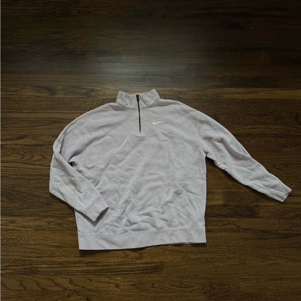 Nike Soft Pink Zip-Up Sweatshirt